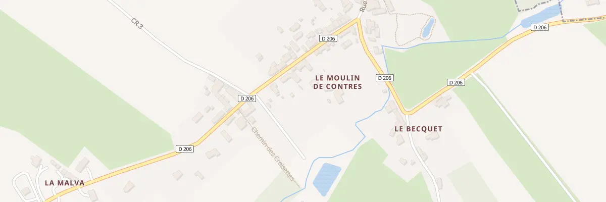 Plan du 13 Rue des Croisettes à Saint-Cosme-en-Vairais