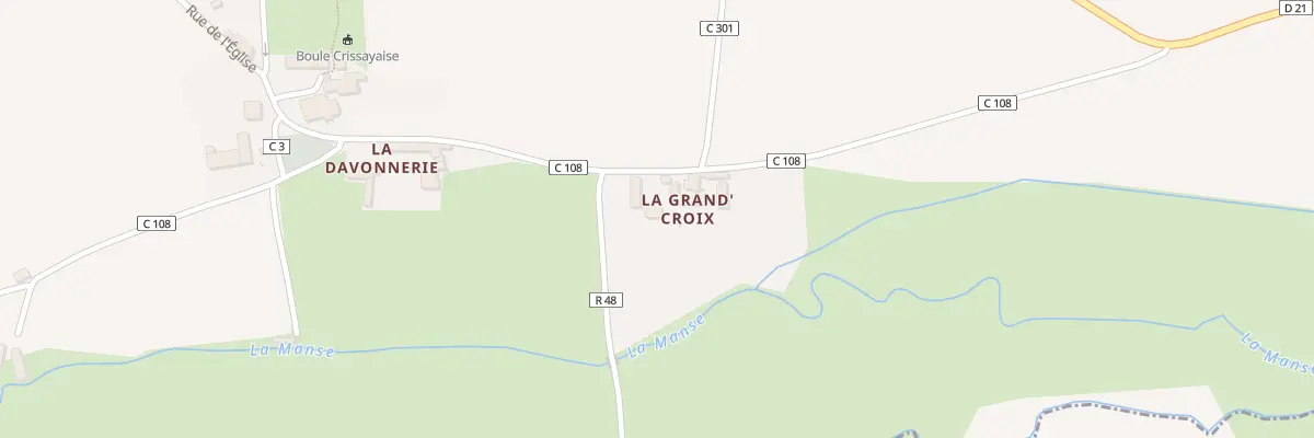 Plan du 8 Rue de l’Eglise à Crissay-sur-Manse
