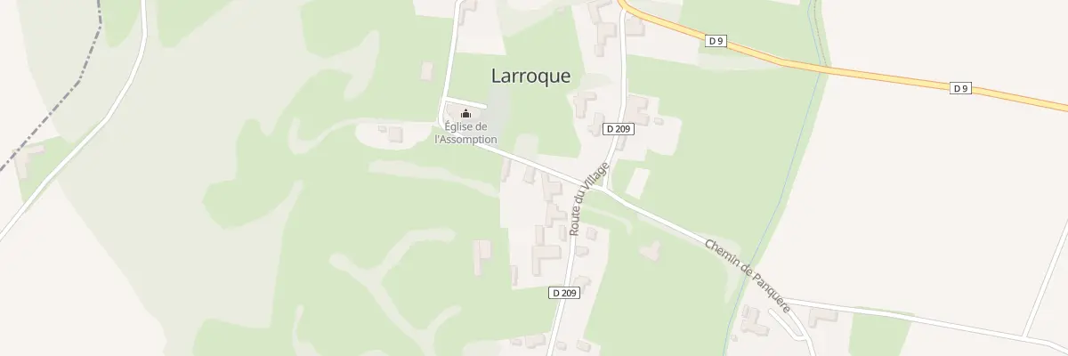 Plan du 5029 La Tuhe à Larroque