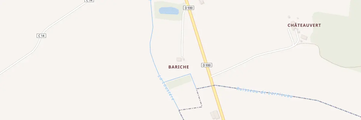 Plan du 5657 A Bariche à Jegun