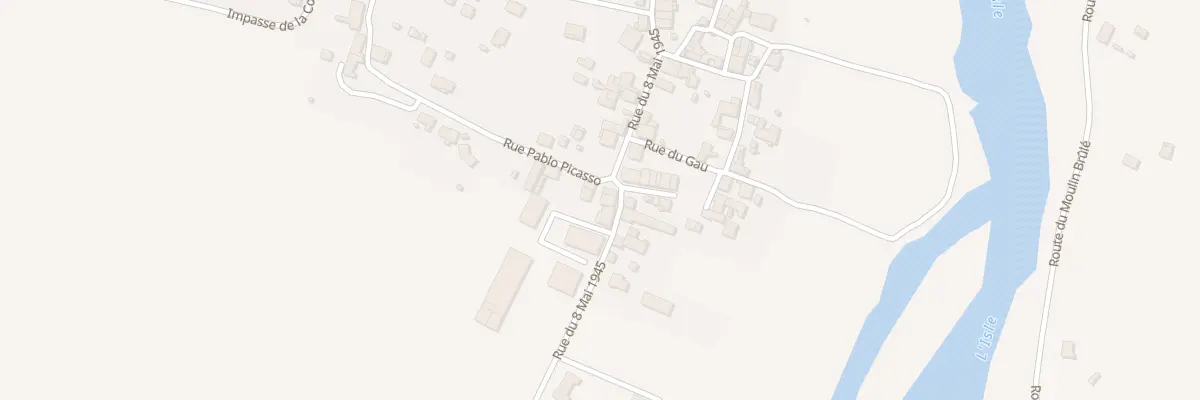 Plan du 17 Av du Huit Mai 1945 à Saint-Léon-sur-l’Isle