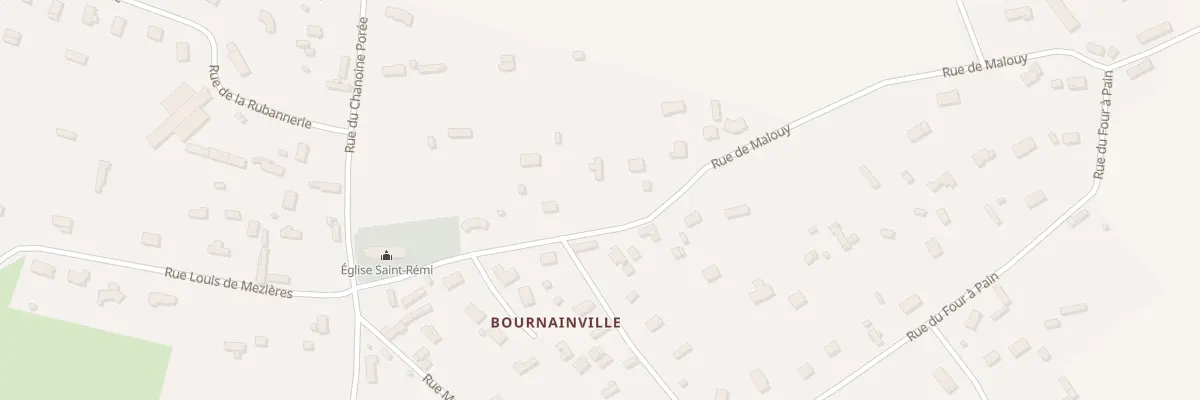 Plan du 21 Rue de Malouy à Bournainville-Faverolles