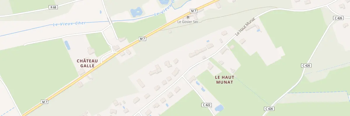 Plan du 2 Munat à Villandry