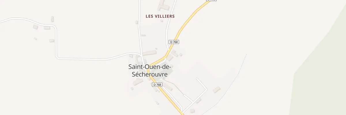 Plan du 1 Rue de l’Abbé Girard à Saint-Ouen-de-Sécherouvre