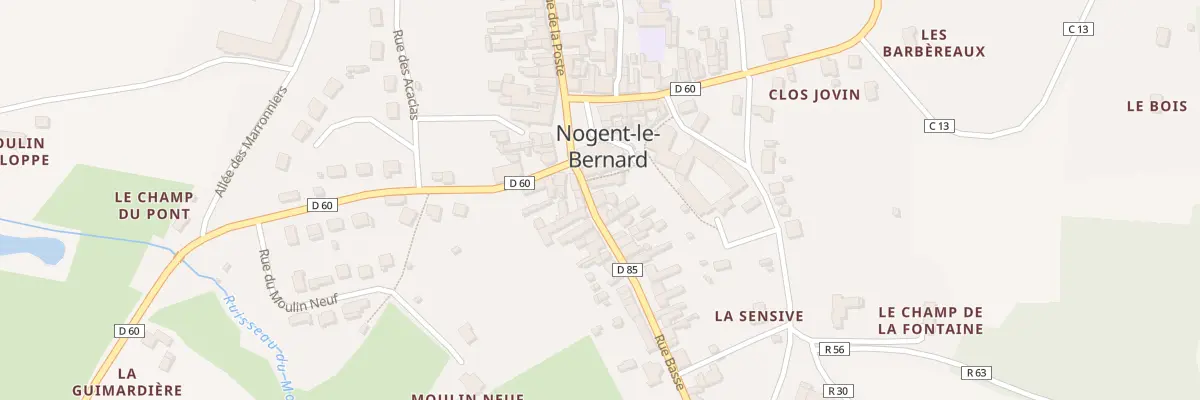 Plan du 4 Rue Basse à Nogent-le-Bernard