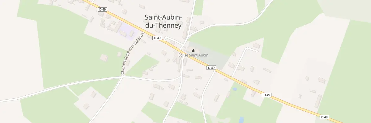Plan du 18 Che du Four à Pain à Saint-Aubin-du-Thenney