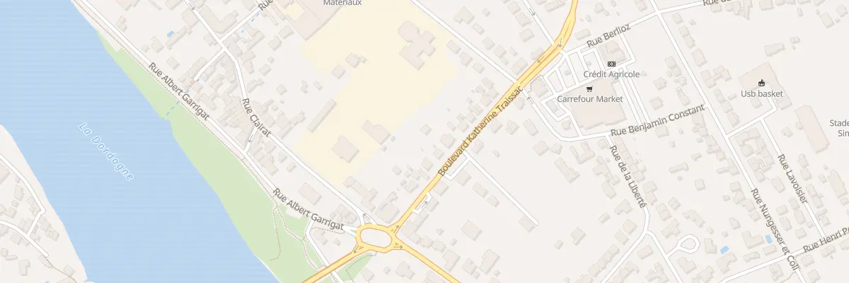 Plan du 14 Rue Jules Michelet à Bergerac