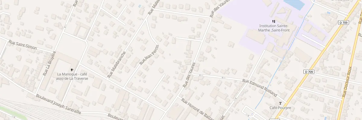 Plan du 18 Rue des Vaures à Bergerac