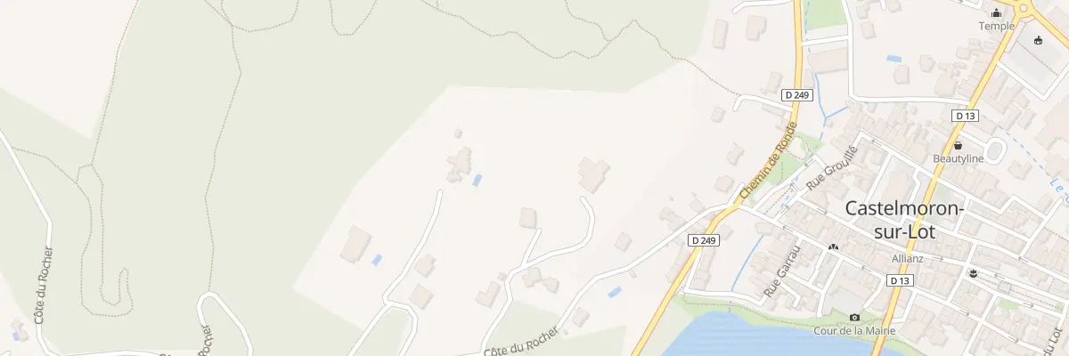 Plan du 286 Côte du Rocher à Castelmoron-sur-Lot