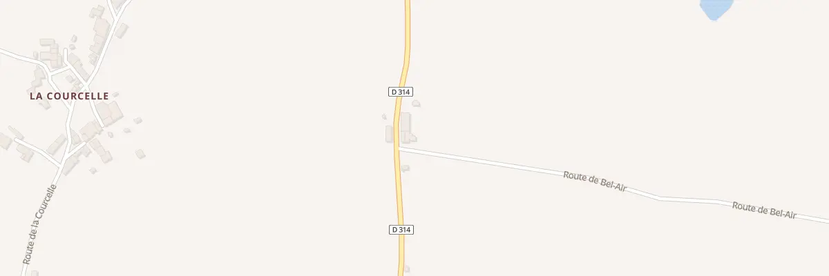 Plan du 1 Rte de Bel Air à Pleuville