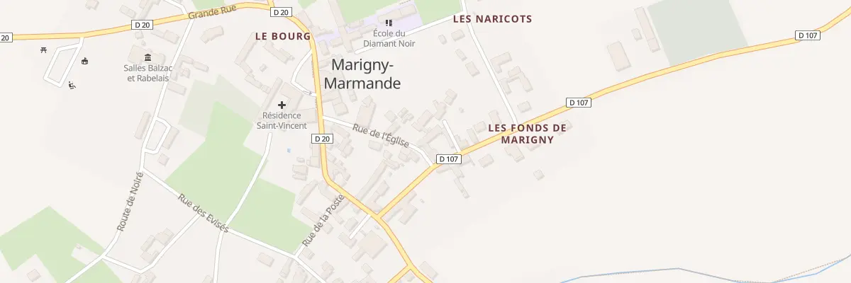Plan du 15 Rue de l’Eglise à Marigny-Marmande
