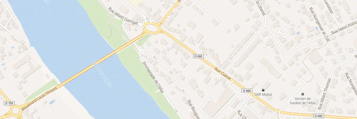 Plan du 95 Rue Clairat à Bergerac