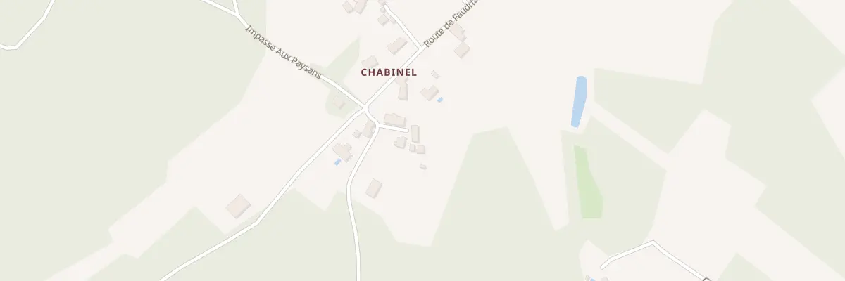Plan du 39 Chabinel-Est à Beleymas