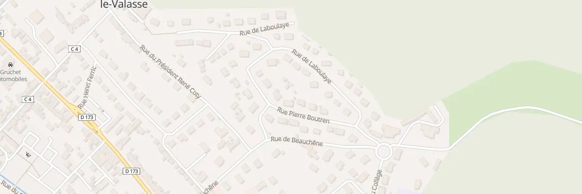 Plan du 1 Rue Pierre Boutren à Gruchet-le-Valasse