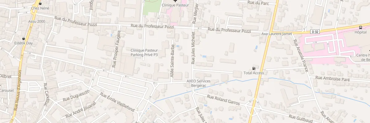 Plan du 64 Rue Jules Michelet à Bergerac