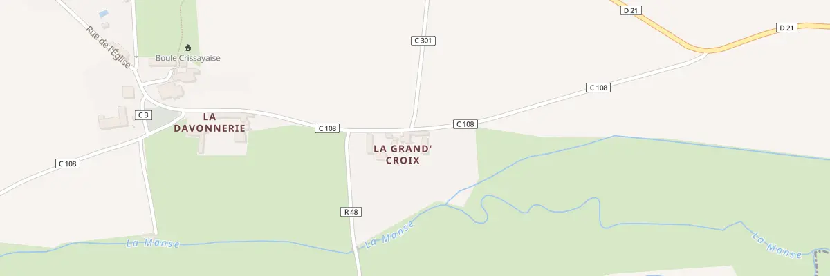 Plan du 10 Rue de l’Eglise à Crissay-sur-Manse