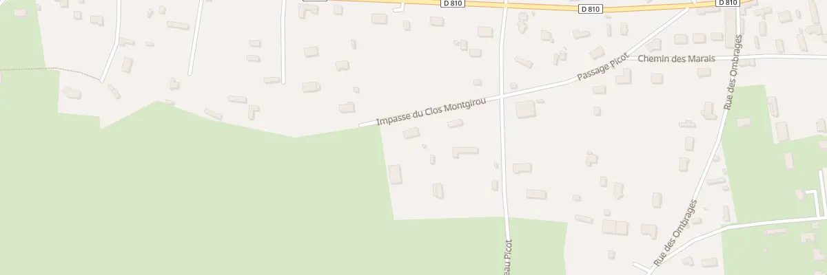 Plan du 86 Imp du Clos Montgirou à Lieurey