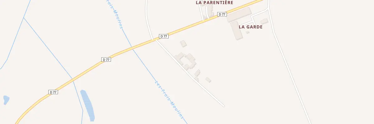 Plan du 4 La Garde à Leigné-sur-Usseau