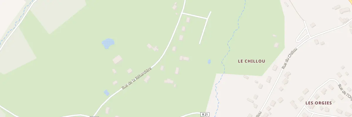 Plan du 26 Rue de la Rebardière à Villaines-les-Rochers