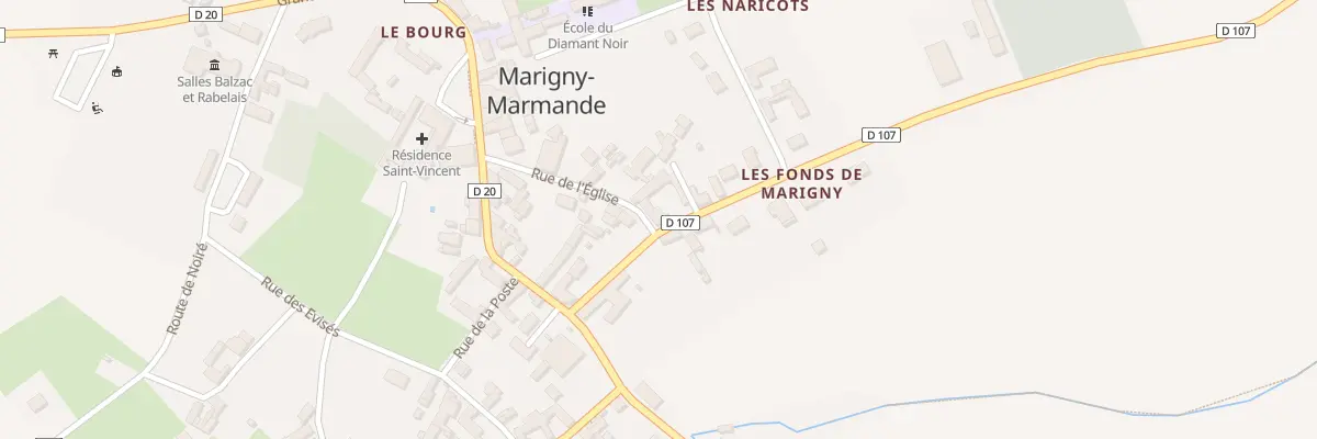 Plan du 19A Rue de l’Eglise à Marigny-Marmande