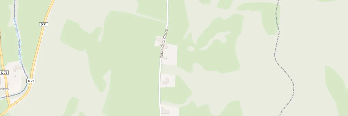 Plan du 60 Rte de la Coste à Seich