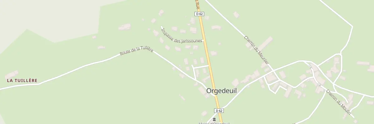 Plan du 4 Rue des Genêts à Orgedeuil