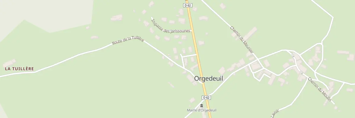 Plan du 3 Rue des Genêts à Orgedeuil