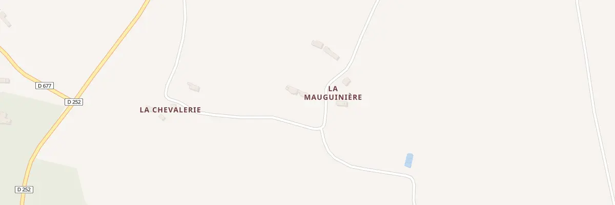 Plan du 88 La Mauguinière à La Ferrière-au-Doyen