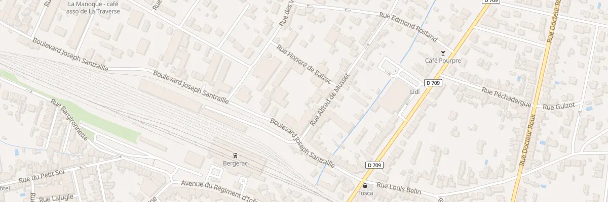 Plan du 4 Rue Alfred de Musset à Bergerac