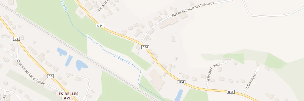 Plan du 408 La Vallee des Besnards à Saint-Paterne-Racan