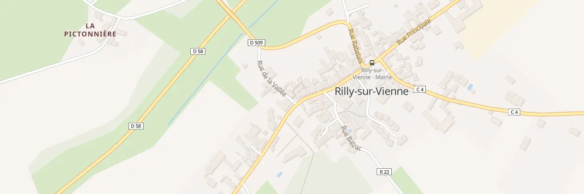 Plan du 58A Rue Principale à Rilly-sur-Vienne