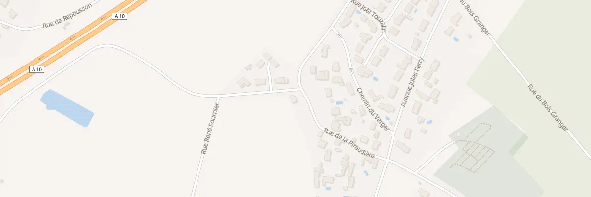 Plan du 67 Rue de la Piraudière à Naintré