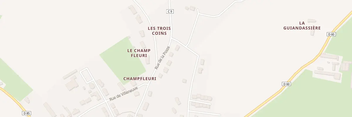 Plan du 42 Rue de la Poste à Nogent-le-Bernard