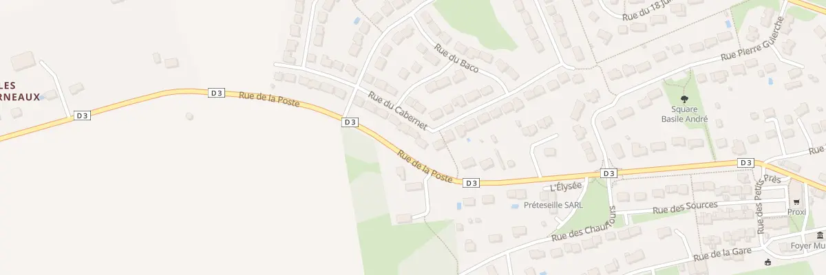 Plan du 41 Rue du Cabernet à Pernay