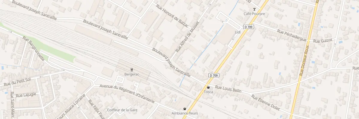 Plan du 86 Bd Joseph Santraille à Bergerac