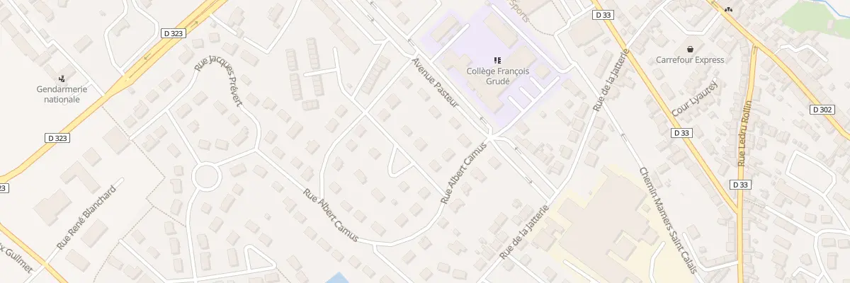 Plan du 2 Rue du Docteur Delestre à Connerré