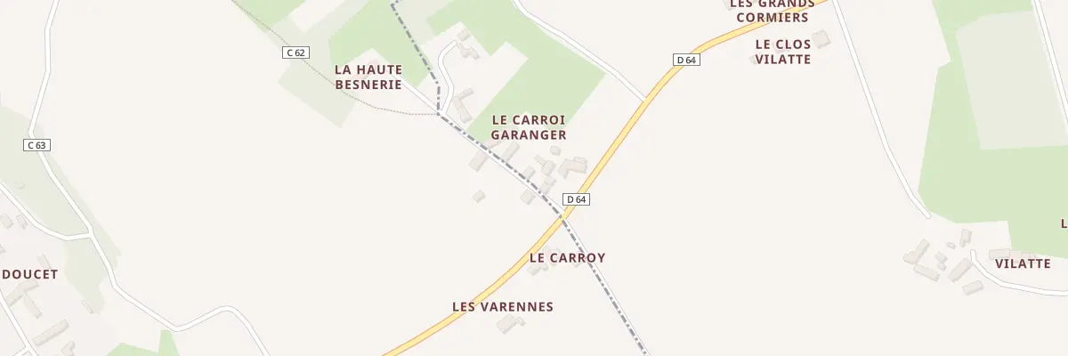 Plan du 6 Le Carroy Garanger à Flée