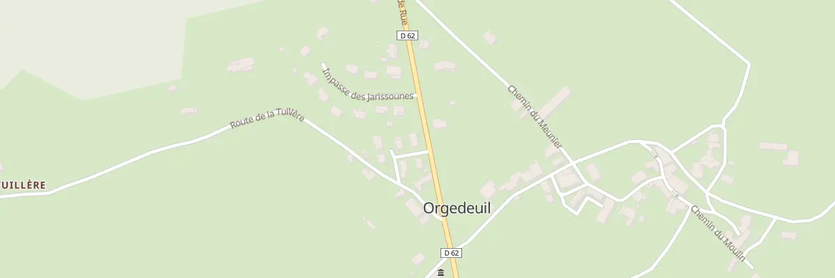 Plan du 11 Grande Rue à Orgedeuil
