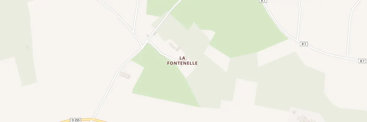Plan du 7 La Fontenelle à Chahaignes