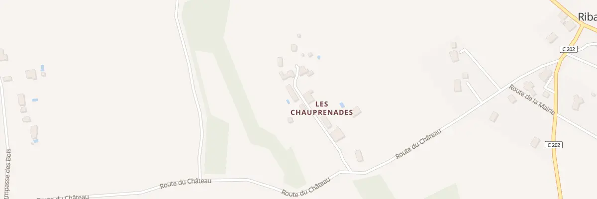 Plan du 36 Les Chauprenades à Ribagnac