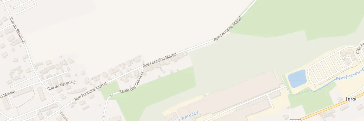 Plan du 60 Rue Fontaine Martel à Bolbec