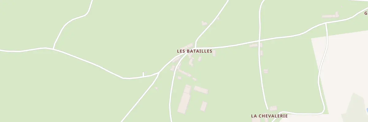 Plan du 5025 Les Batailles le Gué à Belforêt-en-Perche