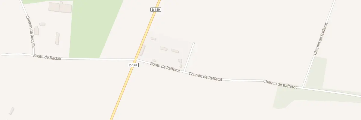 Plan du 109 Rte de Raffetot à Nointot