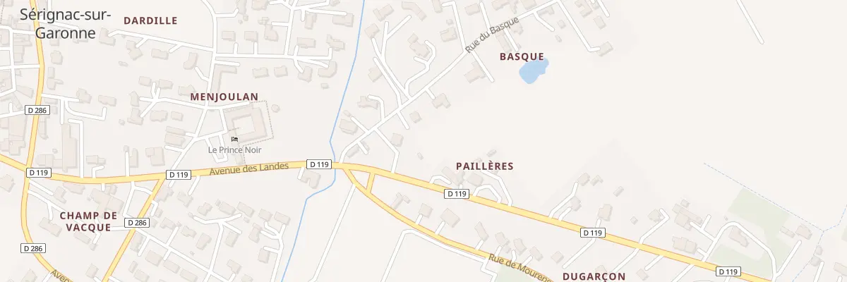 Plan du 4 Rue du Basque à Sérignac-sur-Garonne