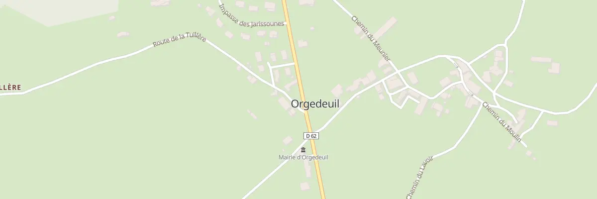 Plan du 7 Grande Rue à Orgedeuil