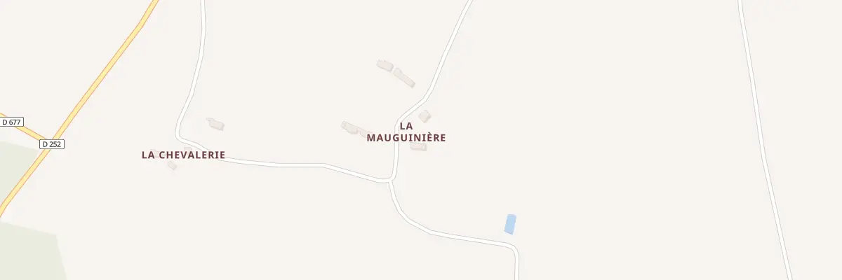Plan du 89 La Mauguinière à La Ferrière-au-Doyen