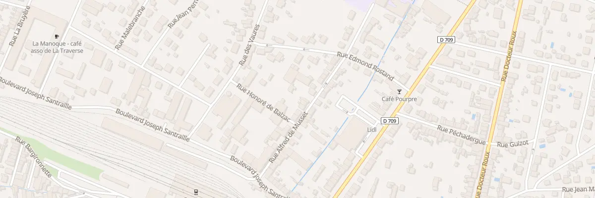 Plan du 20 Rue Alfred de Musset à Bergerac