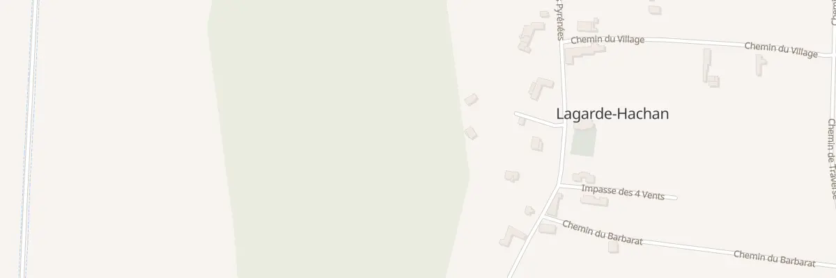 Plan du 61 Imp du Moutoné à Lagarde-Hachan