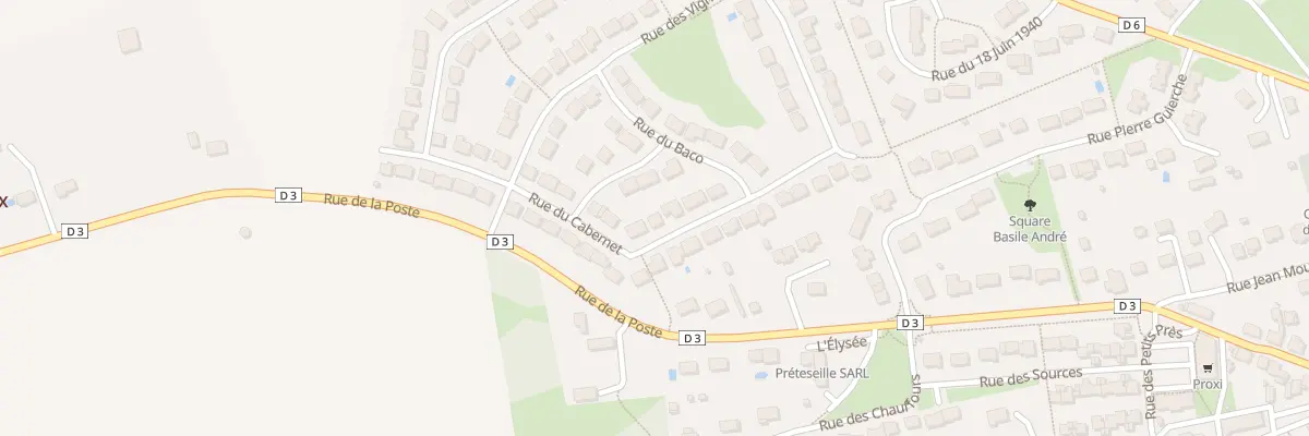 Plan du 20 Rue du Cabernet à Pernay
