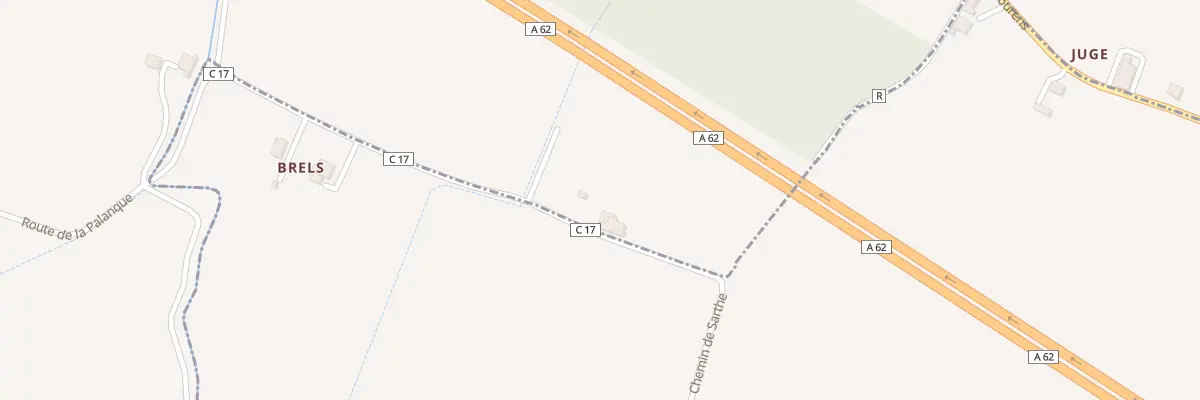 Plan du 975 Rte de la Palanque à Sérignac-sur-Garonne